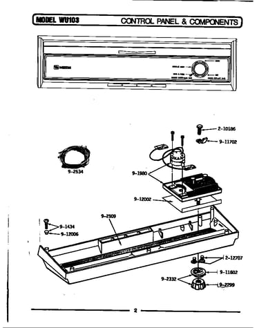 Control panel & components (wu103) (wu103)