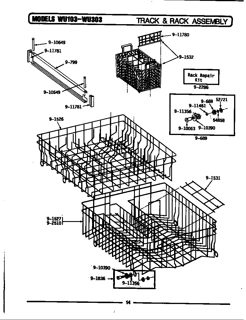 TRACK & RACK ASSEMBLY