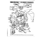 Maytag WU303 tub assembly & components diagram