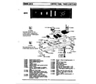 Maytag LA810 control panel,timer & switches (a810) (a810) (la810) diagram