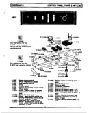Control panel,timer & switches (a810) (a810) (la810)
