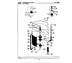 Maytag GA211S tub-inner & outer diagram