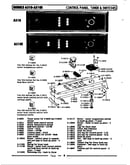 Control panel, timer & switches