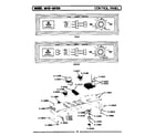 Maytag LA612 control panel diagram