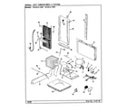 Magic Chef RC24LA-3AW/CS84A unit compartment & system diagram