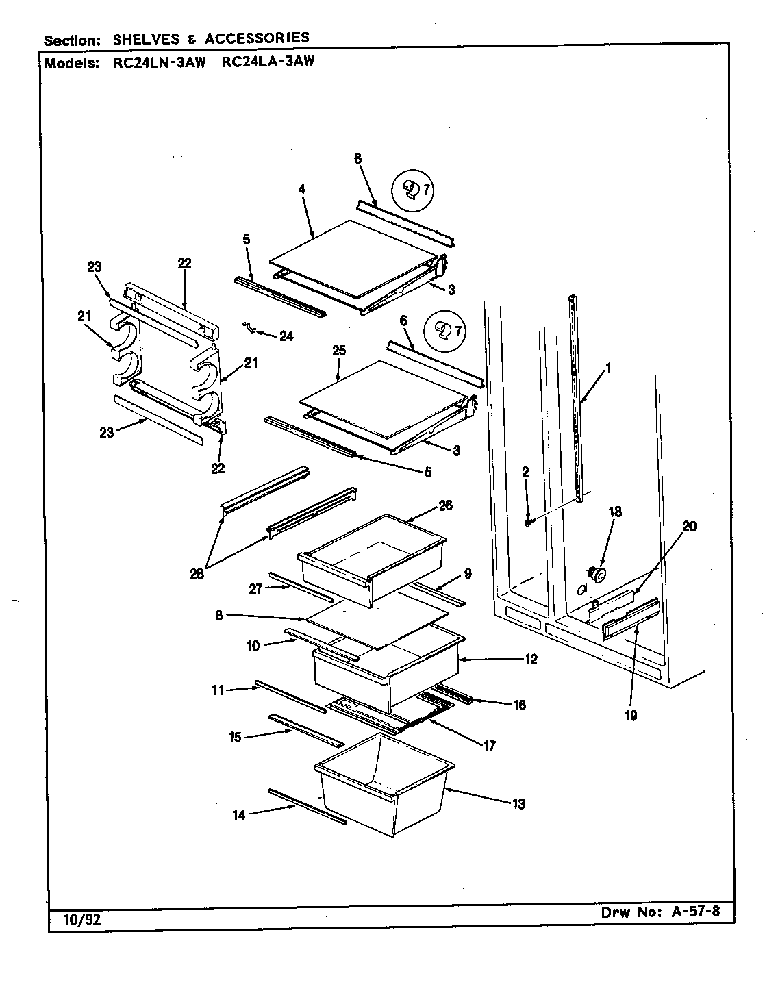 Shelves & accessories