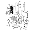 Magic Chef RC244PDV/DS81A unit compartment & system diagram