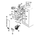 Magic Chef RC244PDA/DS82A freezer compartment diagram