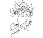 Magic Chef RC244PDA/DS82A ice maker & bin diagram