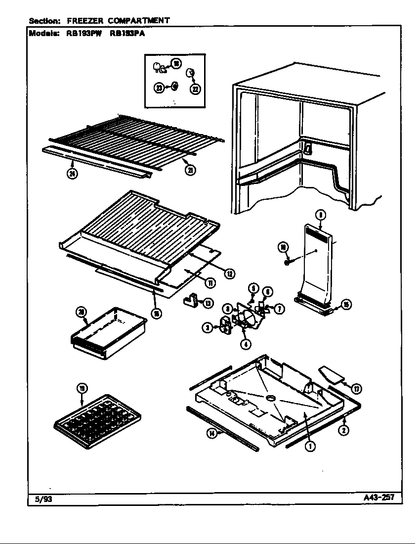 Freezer compartment