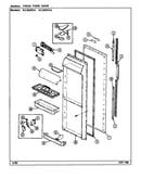 Fresh food door (rc203pda/ds06a) (rc203pda/ds10a) (rc203pdv/ds05a) (rc203pdv/ds09a)