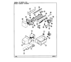 Magic Chef RC203PDV-DS05A ice maker & bin (rc203pda/ds06a) (rc203pda/ds10a) (rc203pdv/ds05a) (rc203pdv/ds09a) diagram