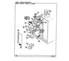 Magic Chef RC224PDK/DS32A freezer compartment (rc224pda/ds33a) (rc224pdk/ds34a) (rc224pdv/ds32a) diagram