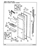 Fresh food door (rc224pda/ds33a) (rc224pdk/ds34a) (rc224pdv/ds32a)