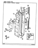 Freezer door (rc224pda/ds33a) (rc224pda/ds32a) (rc224pda/ds34a) (rc224pdk/ds32a) (rc224pdk/ds33a)