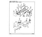 Magic Chef RC224PDK/DS33A ice maker & bin (rc224pda/ds33a) (rc224pdk/ds34a) (rc224pdv/ds32a) diagram