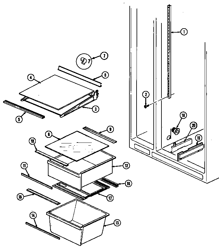 Shelves & accessories