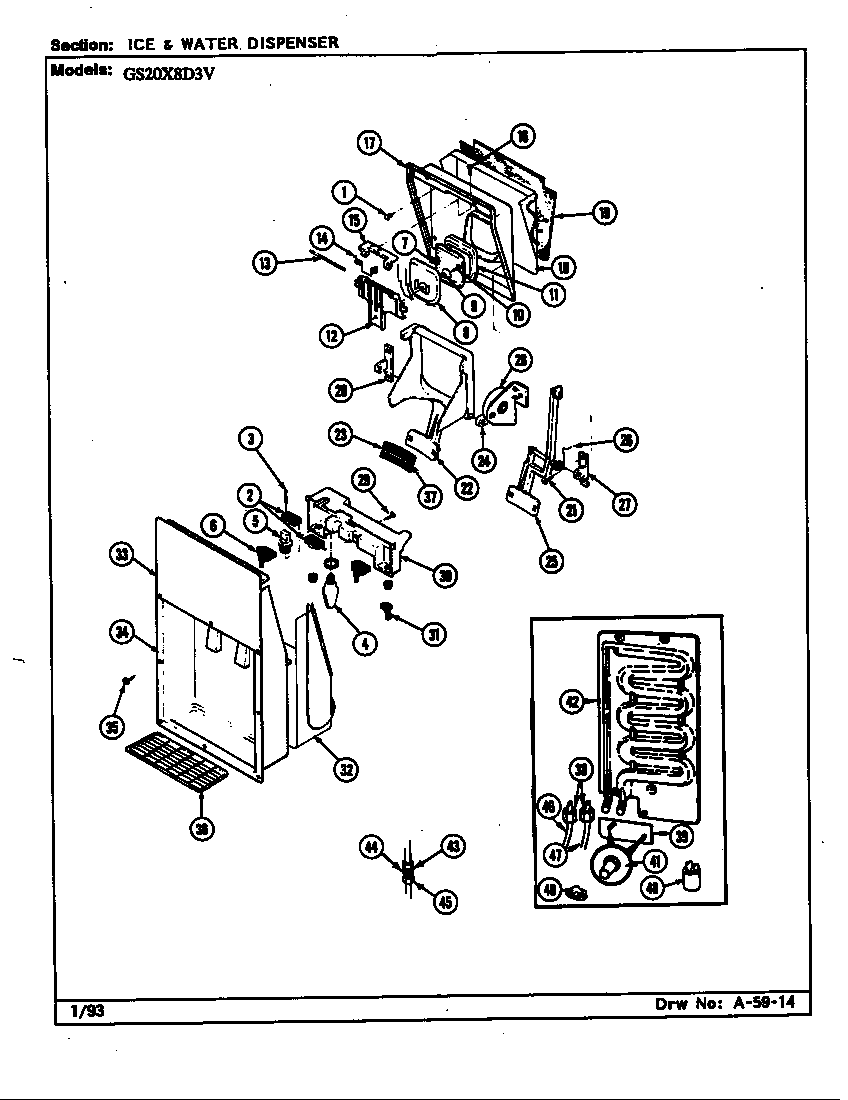 Ice & water dispenser
