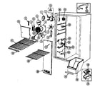 Magic Chef RC223PW/DS11A freezer compartment diagram