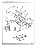 Optional ice maker kit