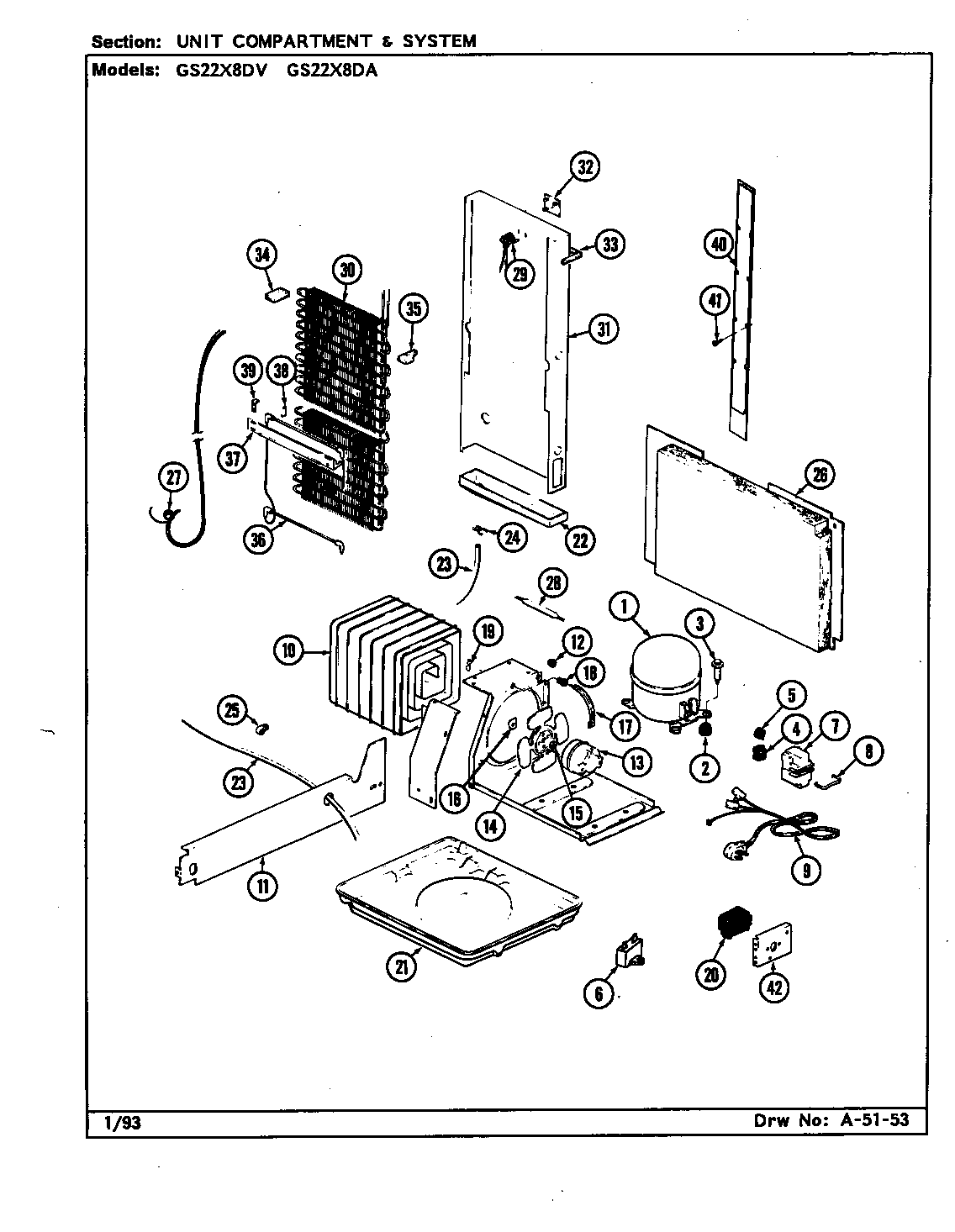 Unit compartment & system