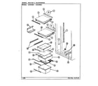 Maytag GS22X8DV-DR33B shelves & accessories diagram