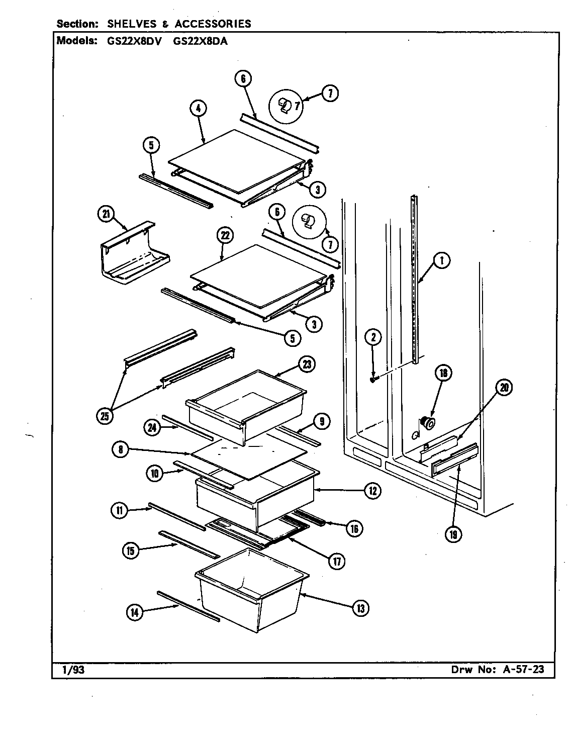 Shelves & accessories