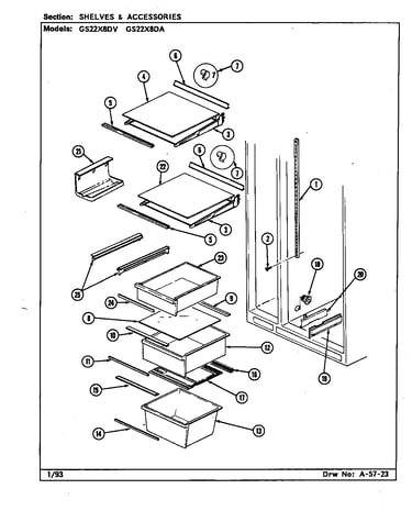 Shelves & accessories