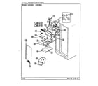 Maytag GS22X8DV-DR33B freezer compartment diagram