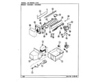 Maytag GS22X8DA-DR34A ice maker & bin diagram