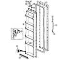 Maytag GS20X83V/DP07A freezer door diagram