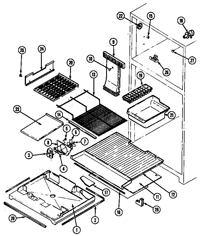 Freezer compartment