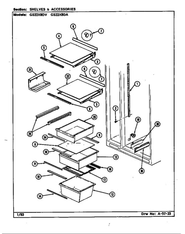 Shelves & accessories