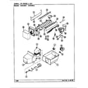 Maytag GS22X8DA ice maker & bin diagram