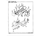 Maytag GS22X8DV ice maker & bin diagram
