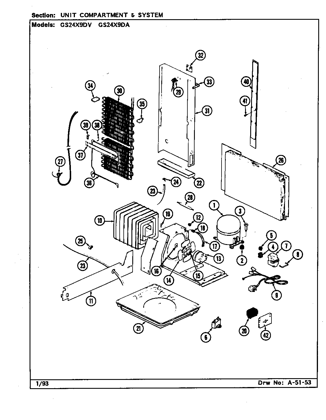 Unit compartment & system