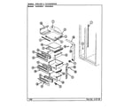 Maytag GS24X9DA/DR86A shelves & accessories diagram