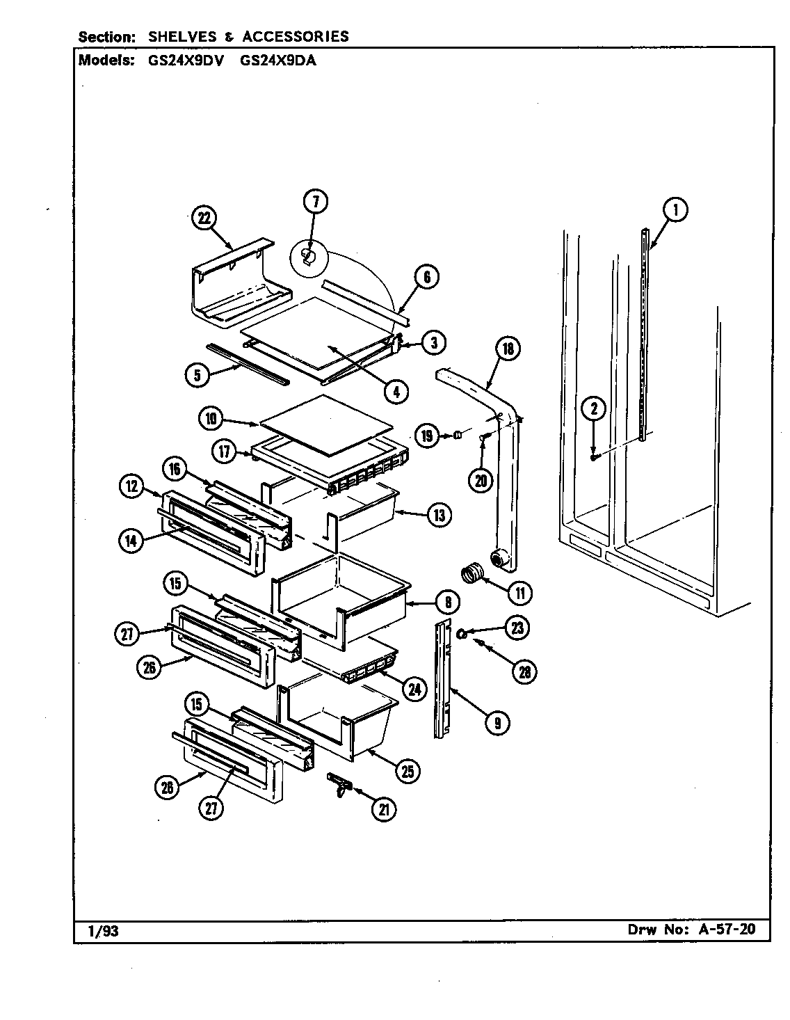 Shelves & accessories