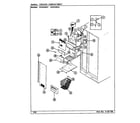 Maytag GS24X9DA/DR86A freezer compartment diagram