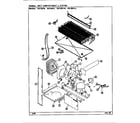 Magic Chef RB150PA/DG05A unit compartment & system diagram