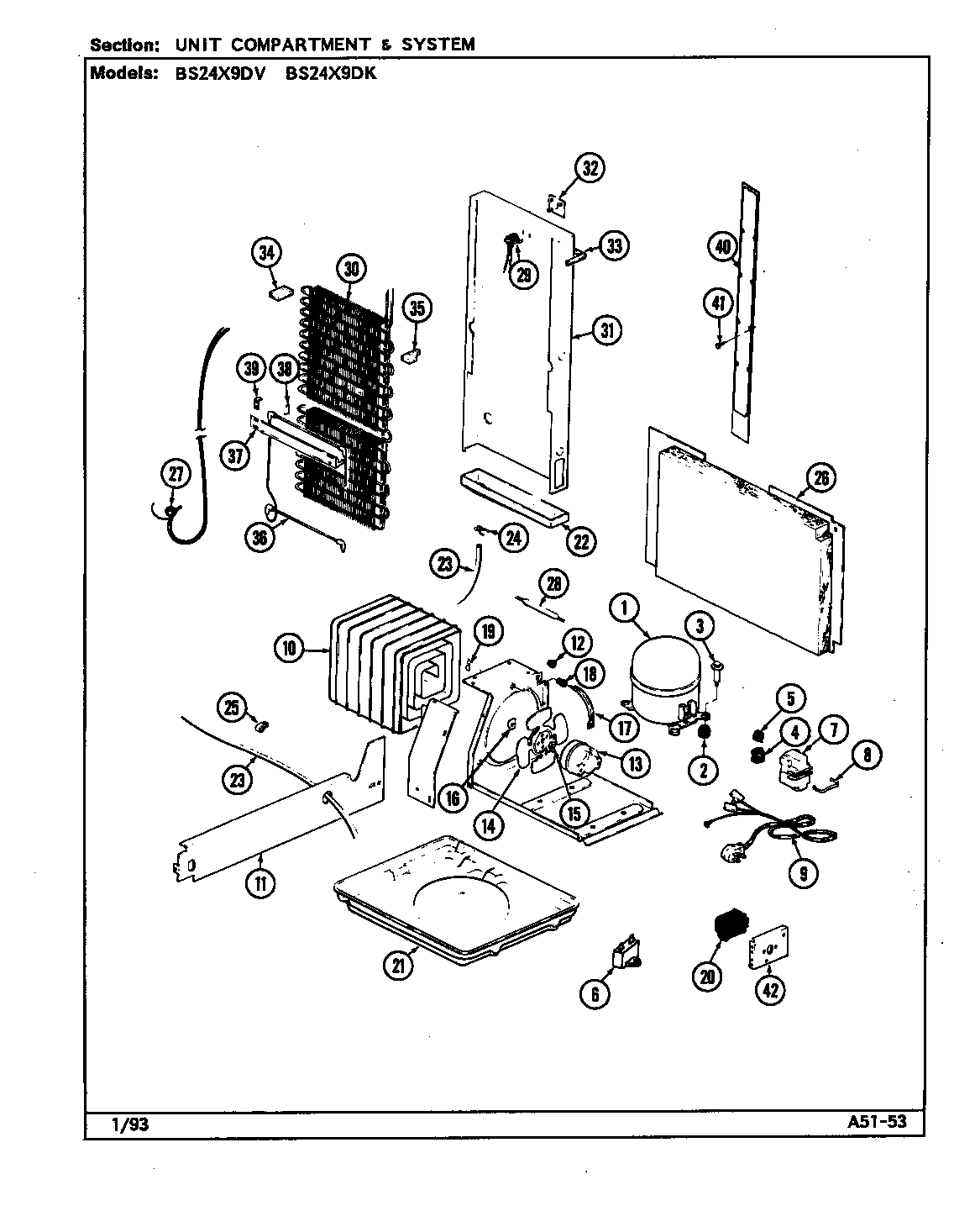 Unit compartment & system