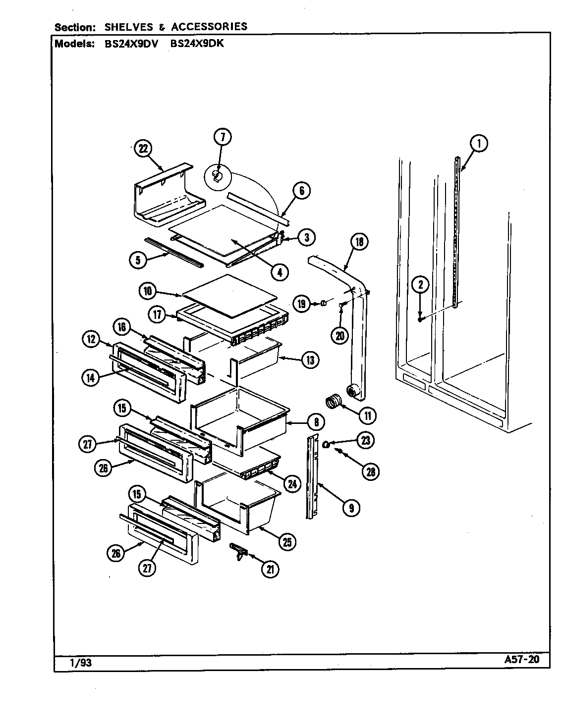 Shelves & accessories