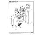 Maytag BS24X9DV/DN91A freezer compartment diagram