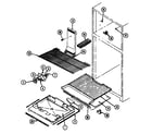 Maytag GT17X43W/DF36A freezer compartment diagram