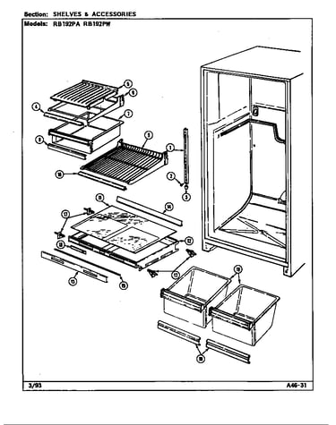 Shelves & accessories