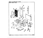 Magic Chef RC202PA/DS07A unit compartment & system diagram