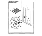 Magic Chef RC202PW/DS08A shelves & accessories diagram