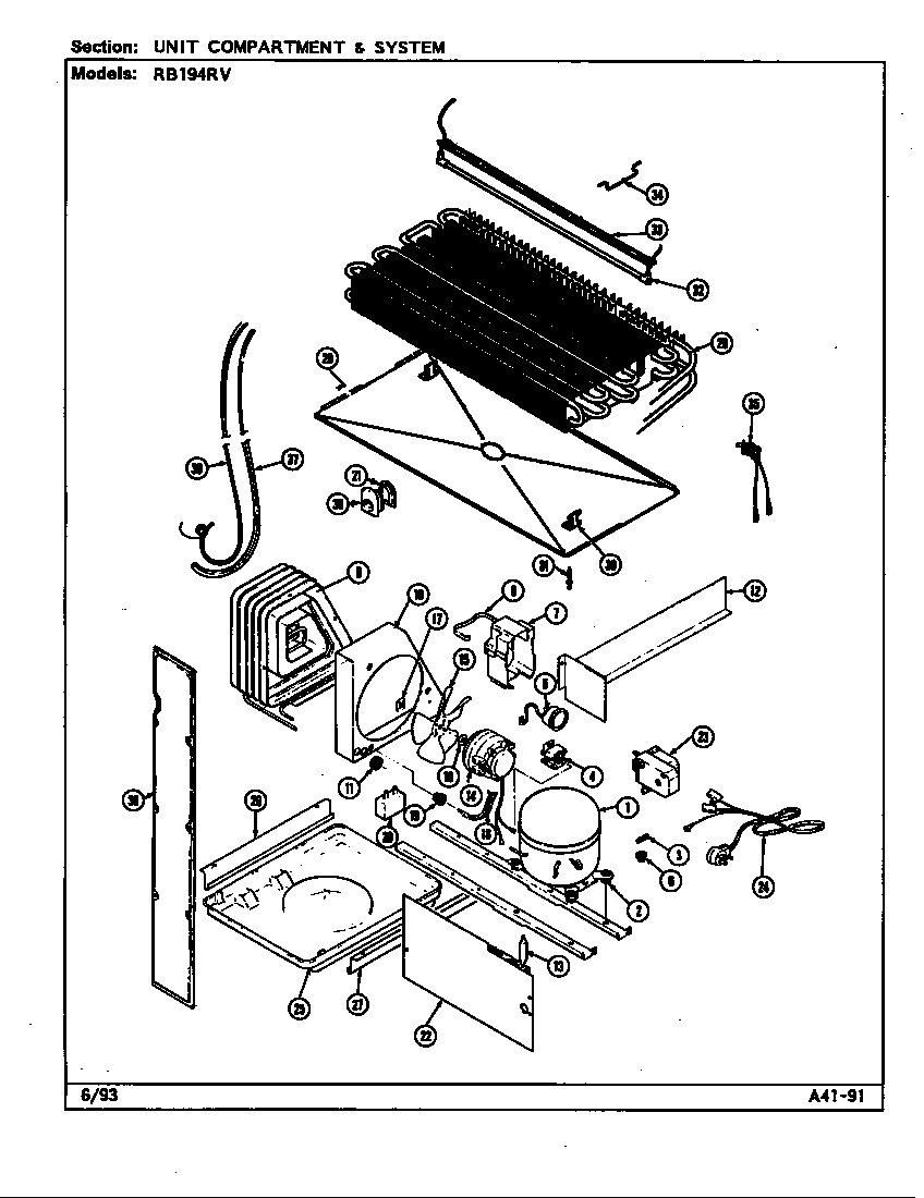 Unit compartment & system