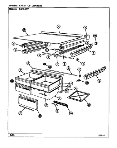 Chest of drawers