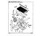 Magic Chef RB171PA/DG21A unit compartment & system (rb171pa/dg23a) (rb171pla/dg24a) (rb171plw/dg22a) (rb171pw/dg21a) diagram